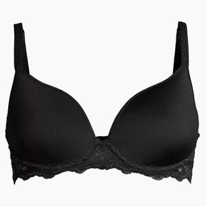 Simone Pérèle Caresse 3D Plunge T-Shirt Bra Black 34D
